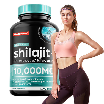 OEM Pure Himalayan Shilajit 10000mg Organic Shilajit Kapsułki dla wsparcia odpornościowego