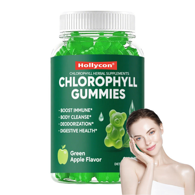 Żelki z chlorofilem ze spiruliną, chlorellą i cynkiem dla wsparcia odporności